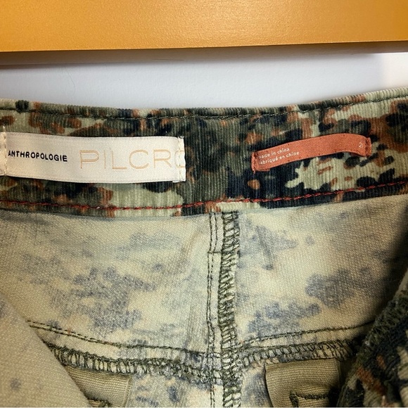 Anthropologie Pilcro High-Rise Button-Fly Skinny Corduroy Pants - Picture 2 of 6